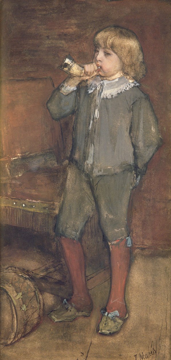 De Trompetter door Jacob Henricus or Hendricus Maris