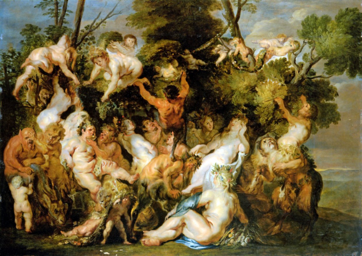 Bacchanaal door Jacob Jordaens