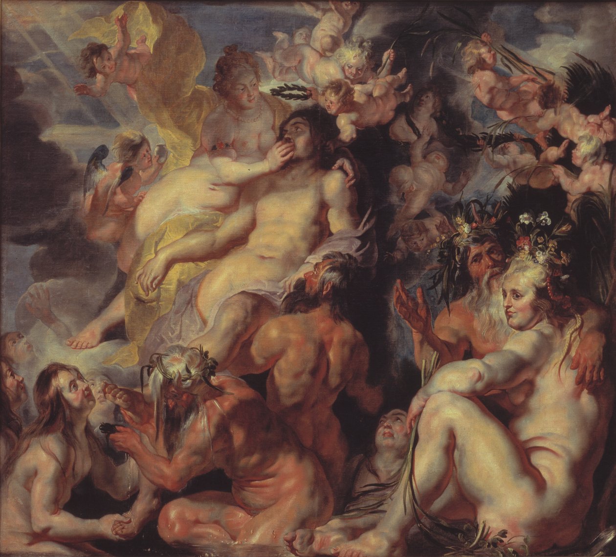 De Apotheose van Aeneas door Jacob Jordaens