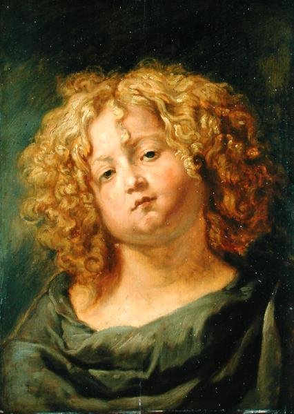 Het Krullende Meisje door Jacob Jordaens