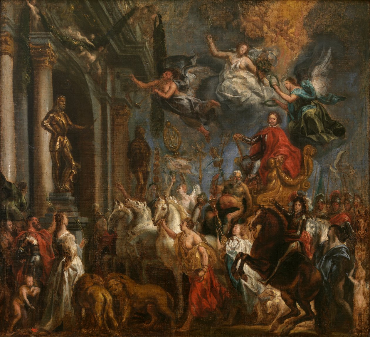 De Triomf van Frederik Hendrik door Jacob Jordaens