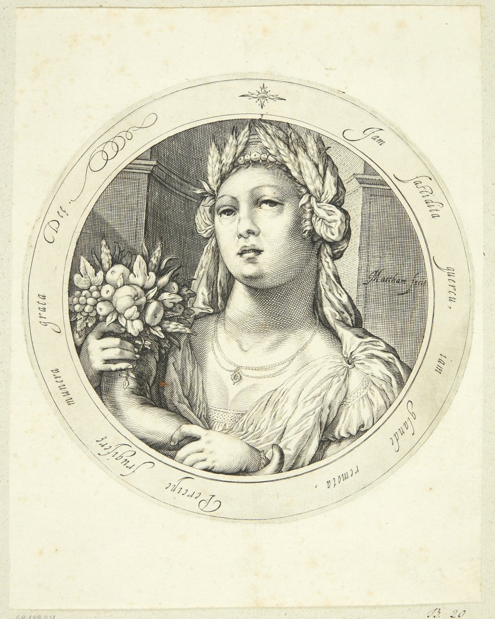 Ceres door Jacob Matham