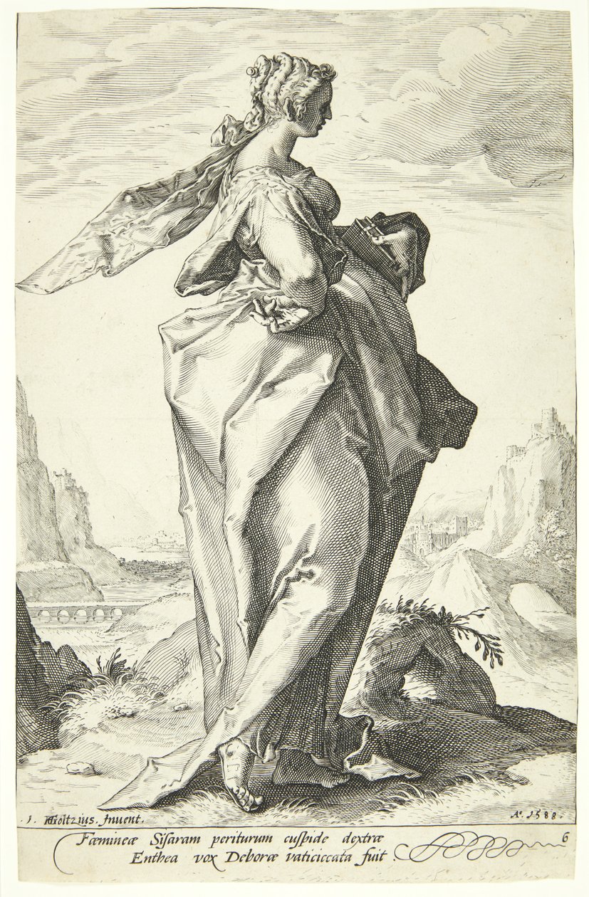 Deborah door Jacob Matham