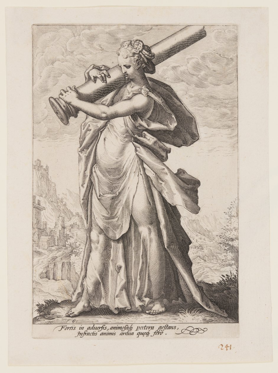 Standvastigheid, uit De Deugden door Jacob Matham