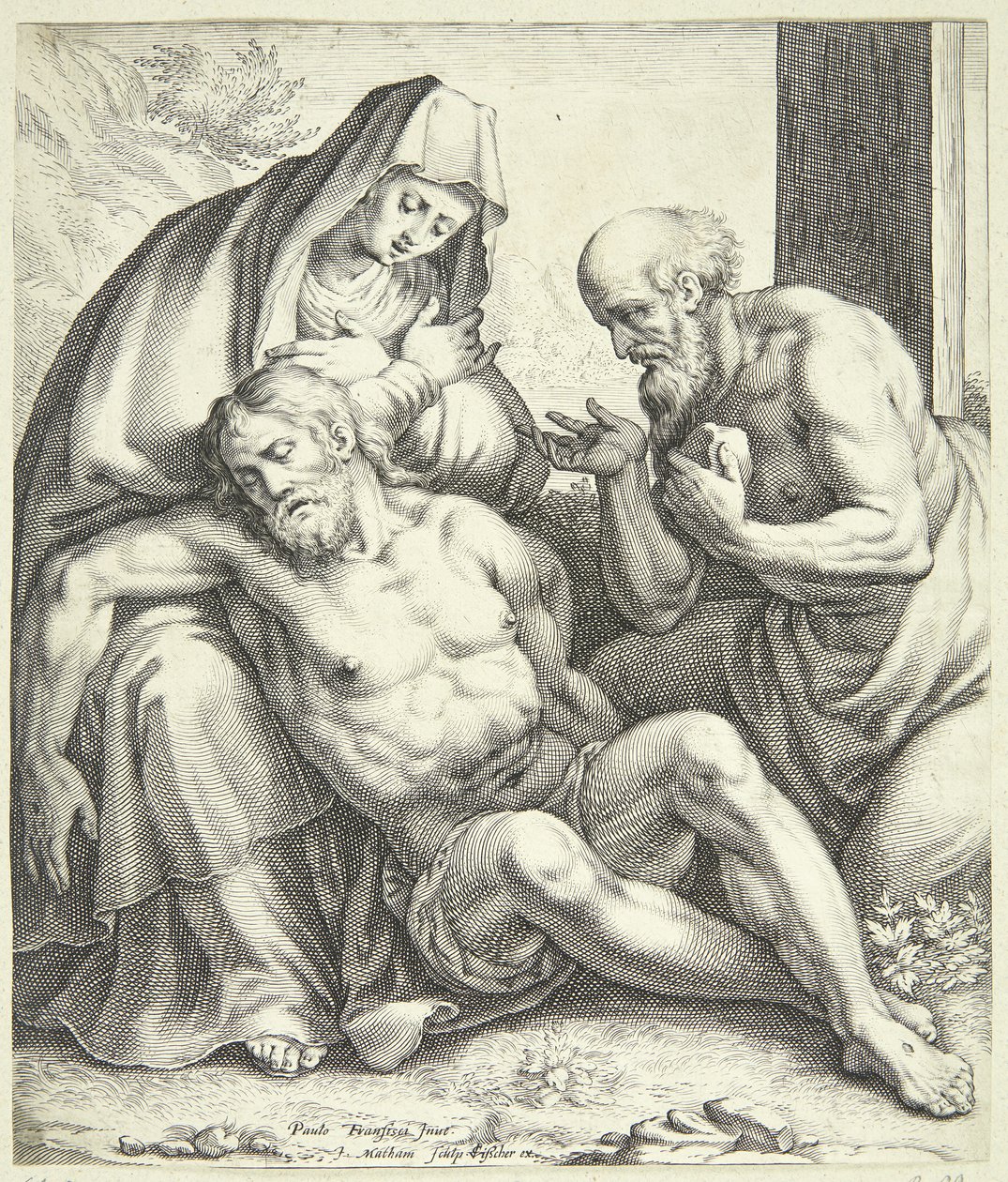 Pietà door Jacob Matham