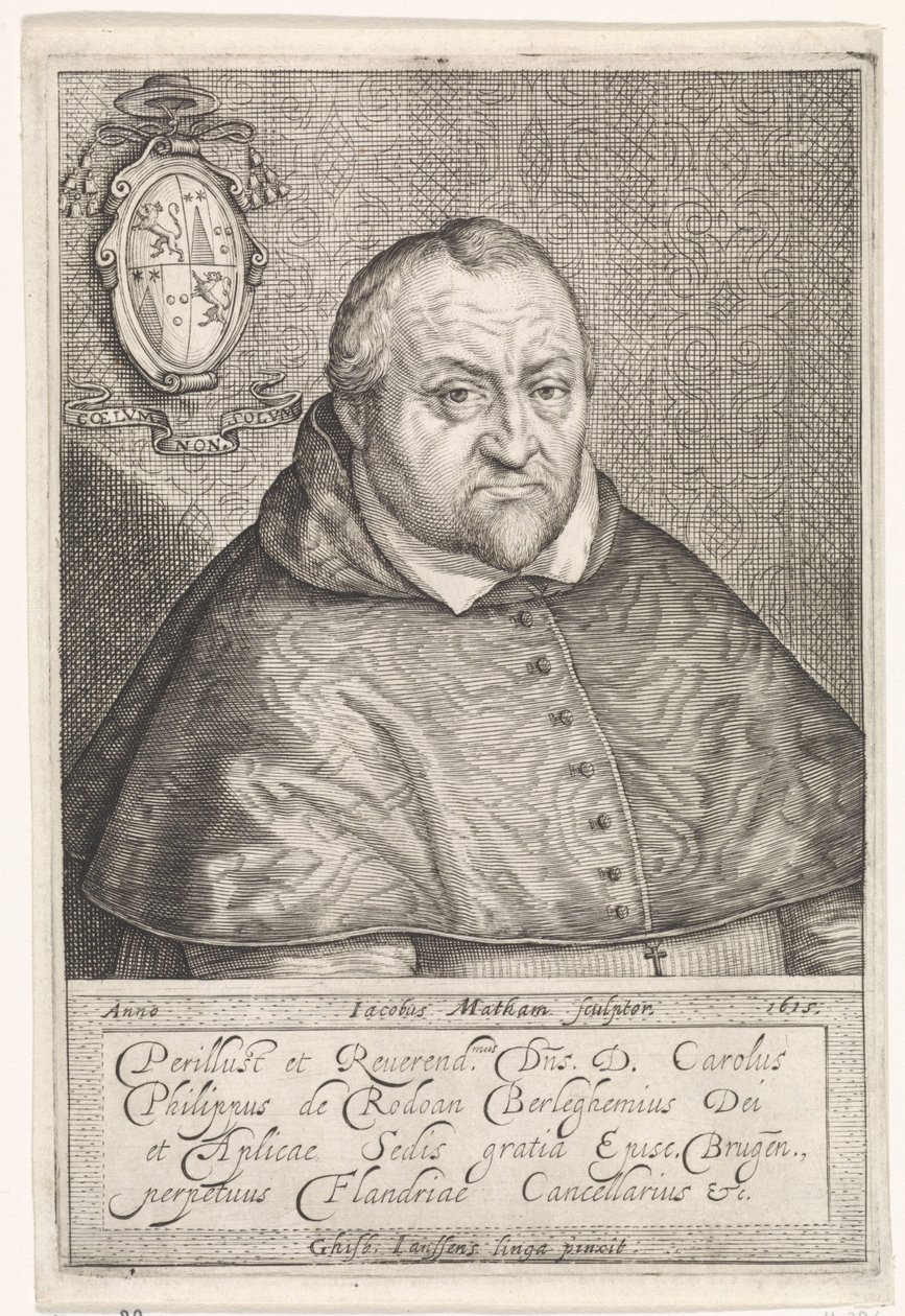 Portret van Karel Philips de Rodoan door Jacob Matham