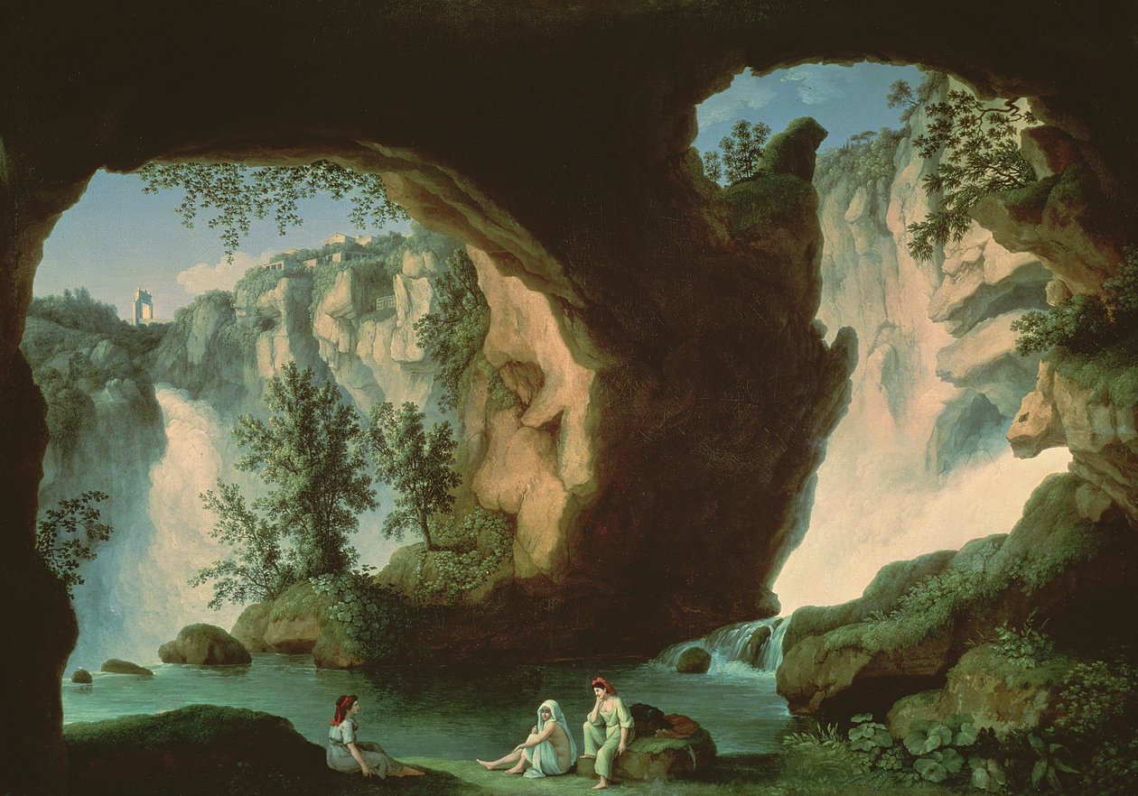 Landschap door Jacob Philippe Hackert