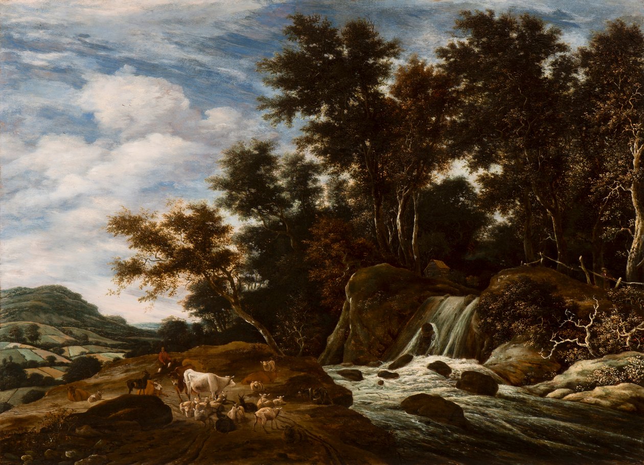 De Waterval door Jacob van Ruisdael