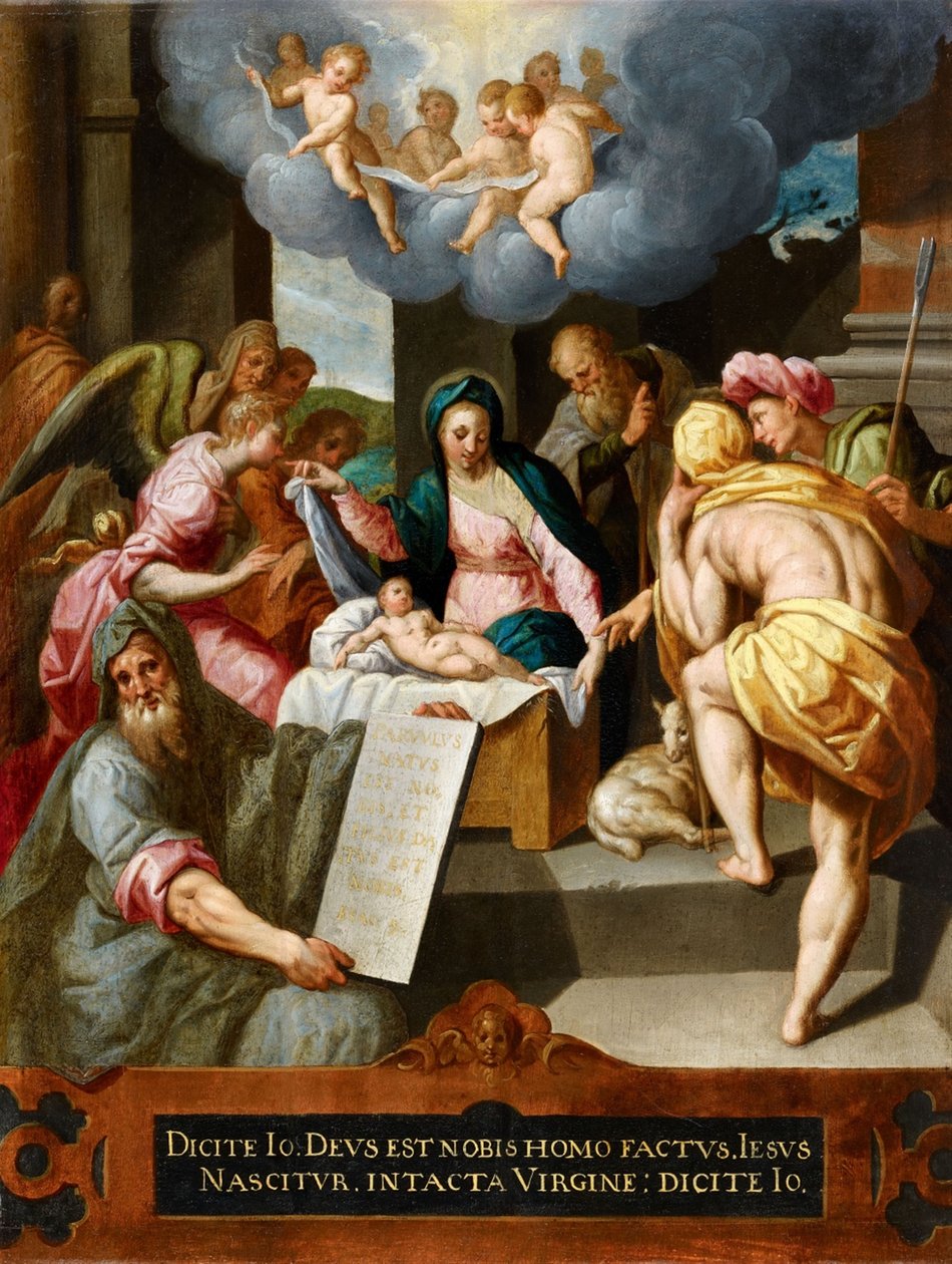 De Geboorte van Christus door Jacob de Backer