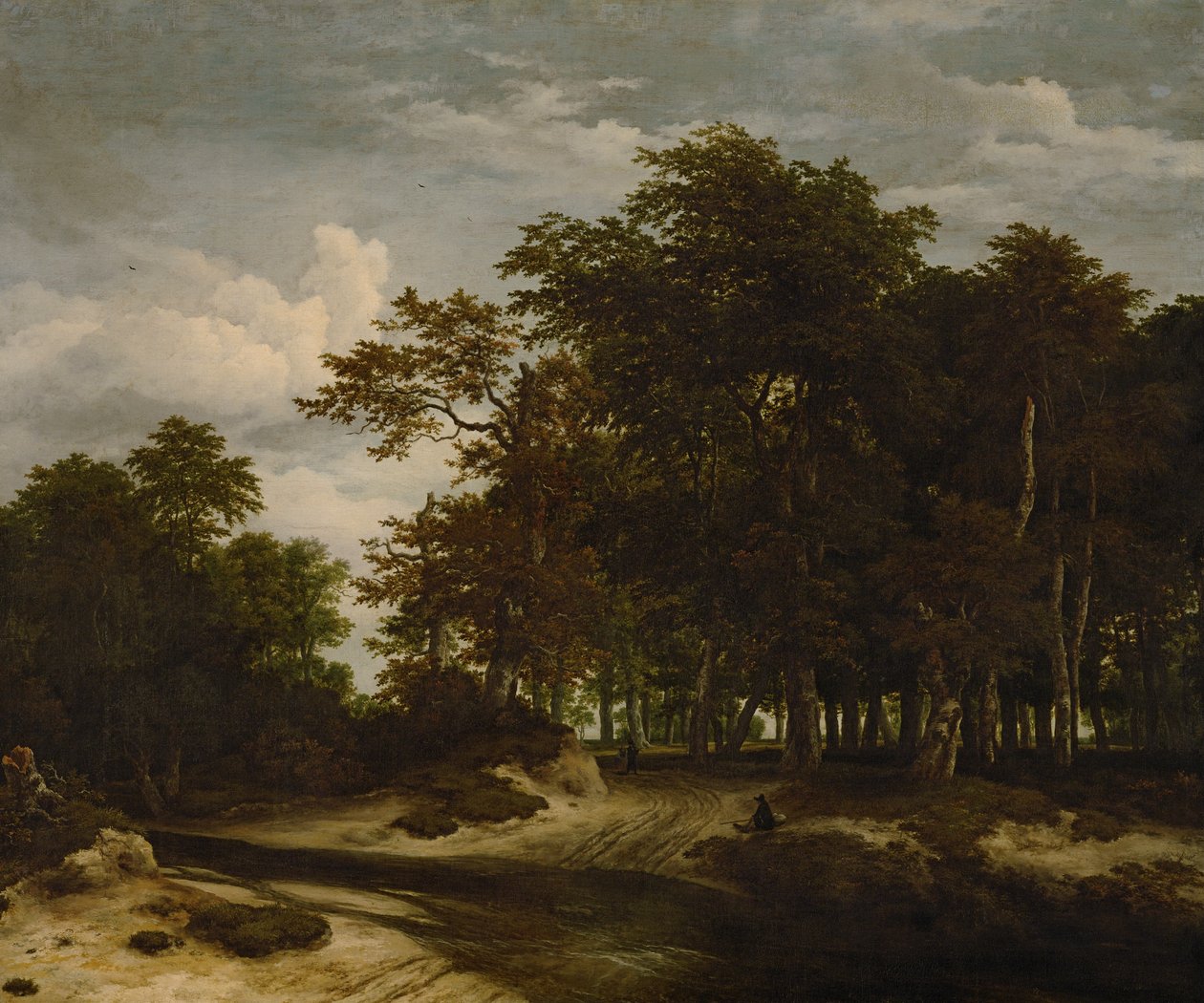 Het grote bos, ca. 1660 door Jacob van Ruisdael