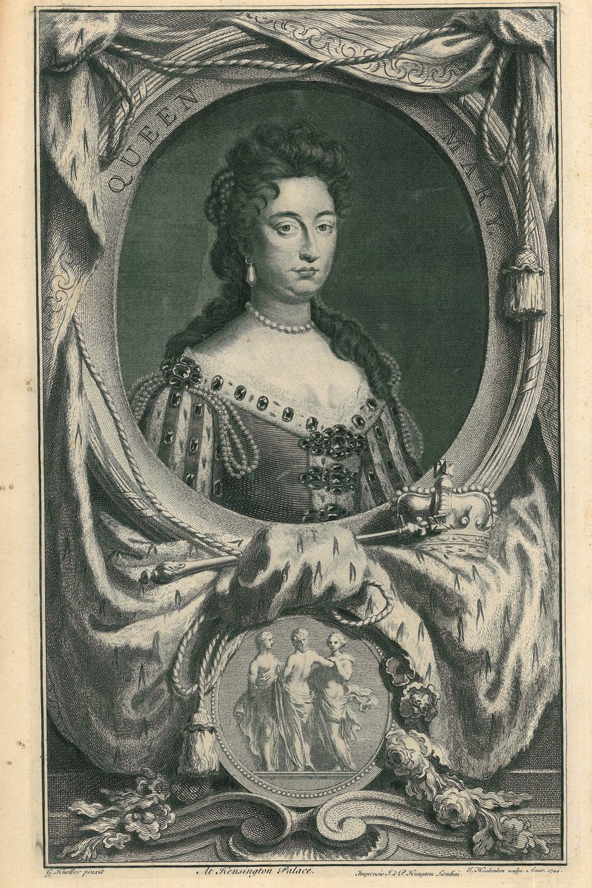 Koningin Mary door Jacobus Houbracken