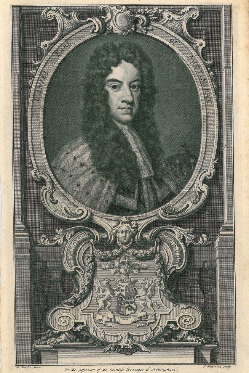 Graaf van Nottingham door Jacobus Houbraken