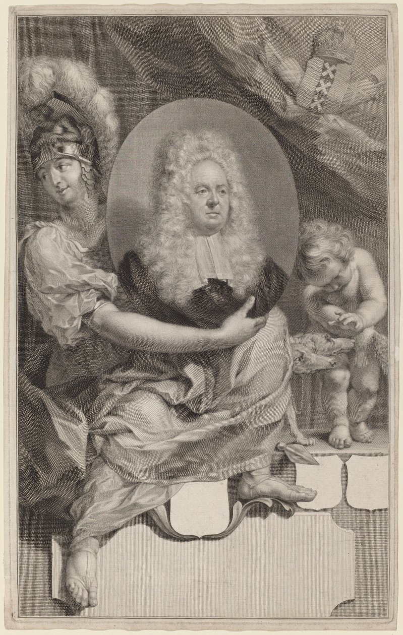 Jan Six door Jacobus Houbraken, after Jan Wandelaar