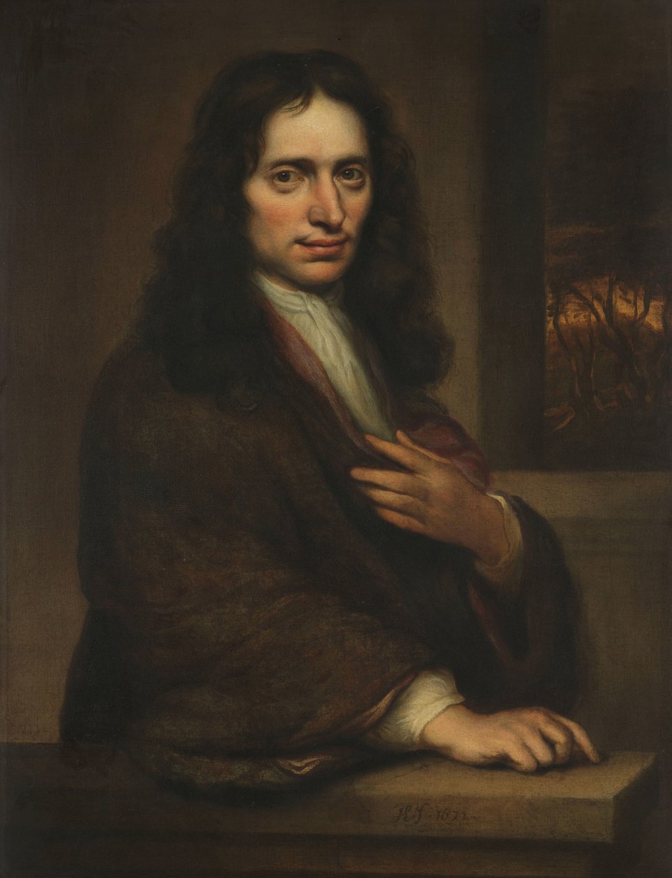 Portret van een man door Jacobus Levecq