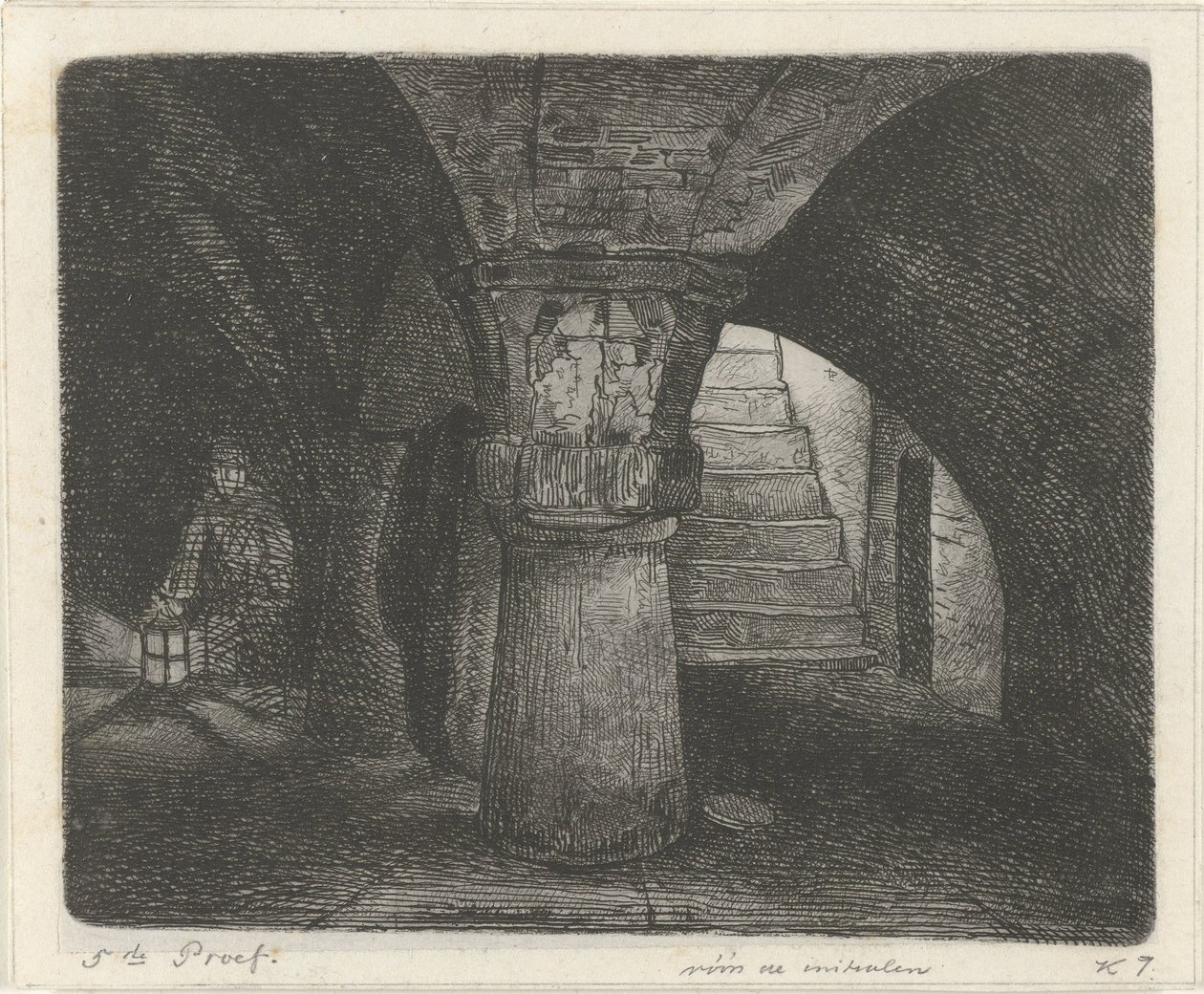 Keldergewelf door Jacobus Ludovicus Cornet