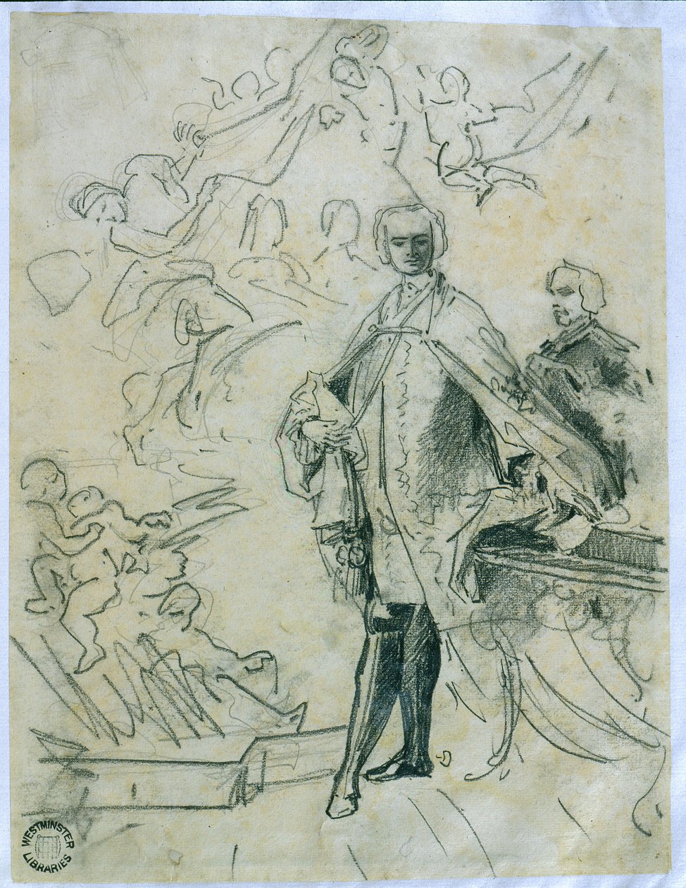 Schets van Carlo Broschi 
