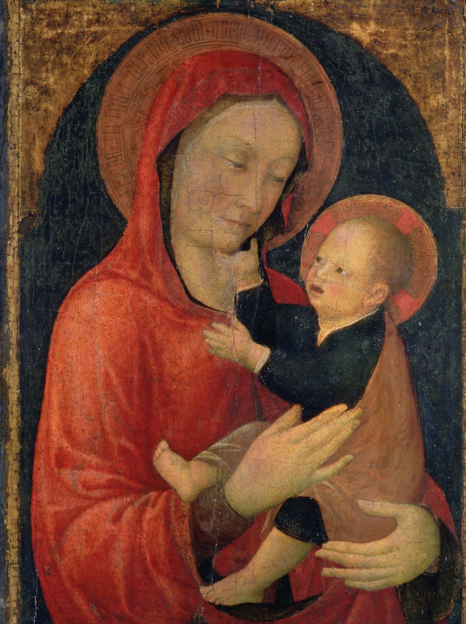 Madonna en Kind door Jacopo Bellini