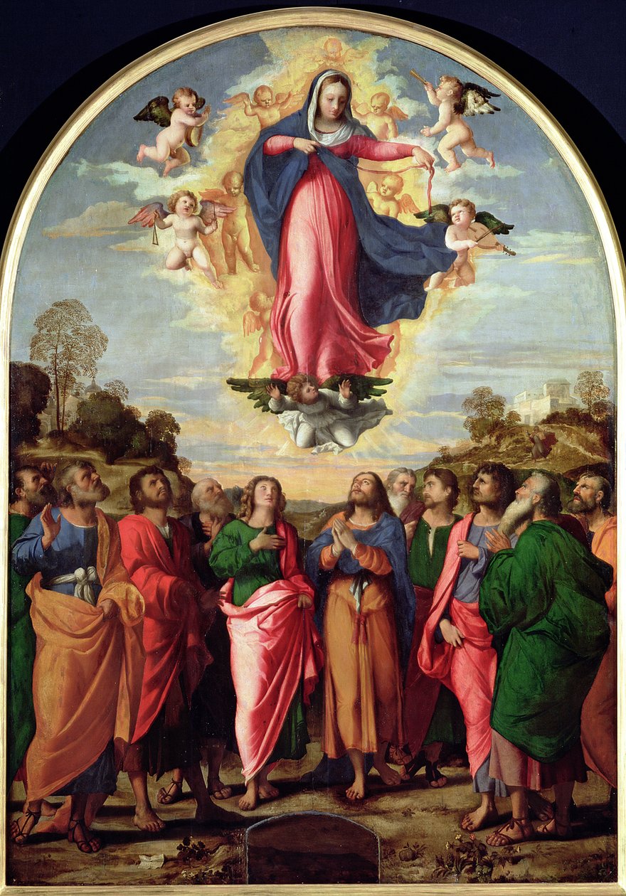 Hemelvaart van de Maagd door Jacopo Palma