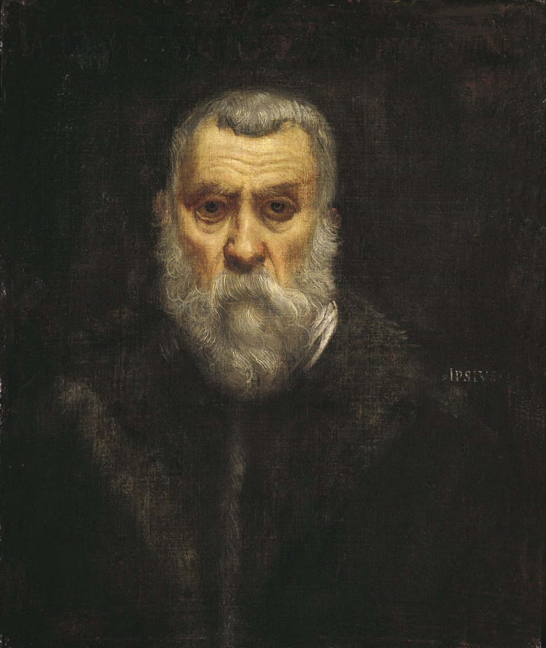 Zelfportret door Jacopo Robusti Tintoretto