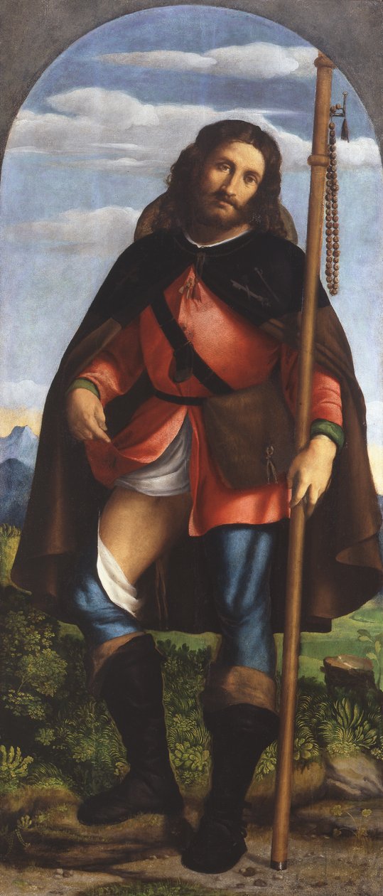 St. Roch door Jacopo (c.1480 1528) Palma