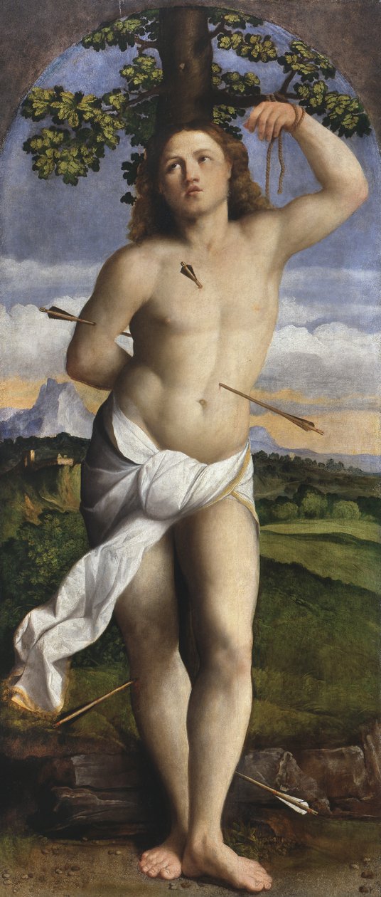 St. Sebastiaan door Jacopo (c.1480 1528) Palma