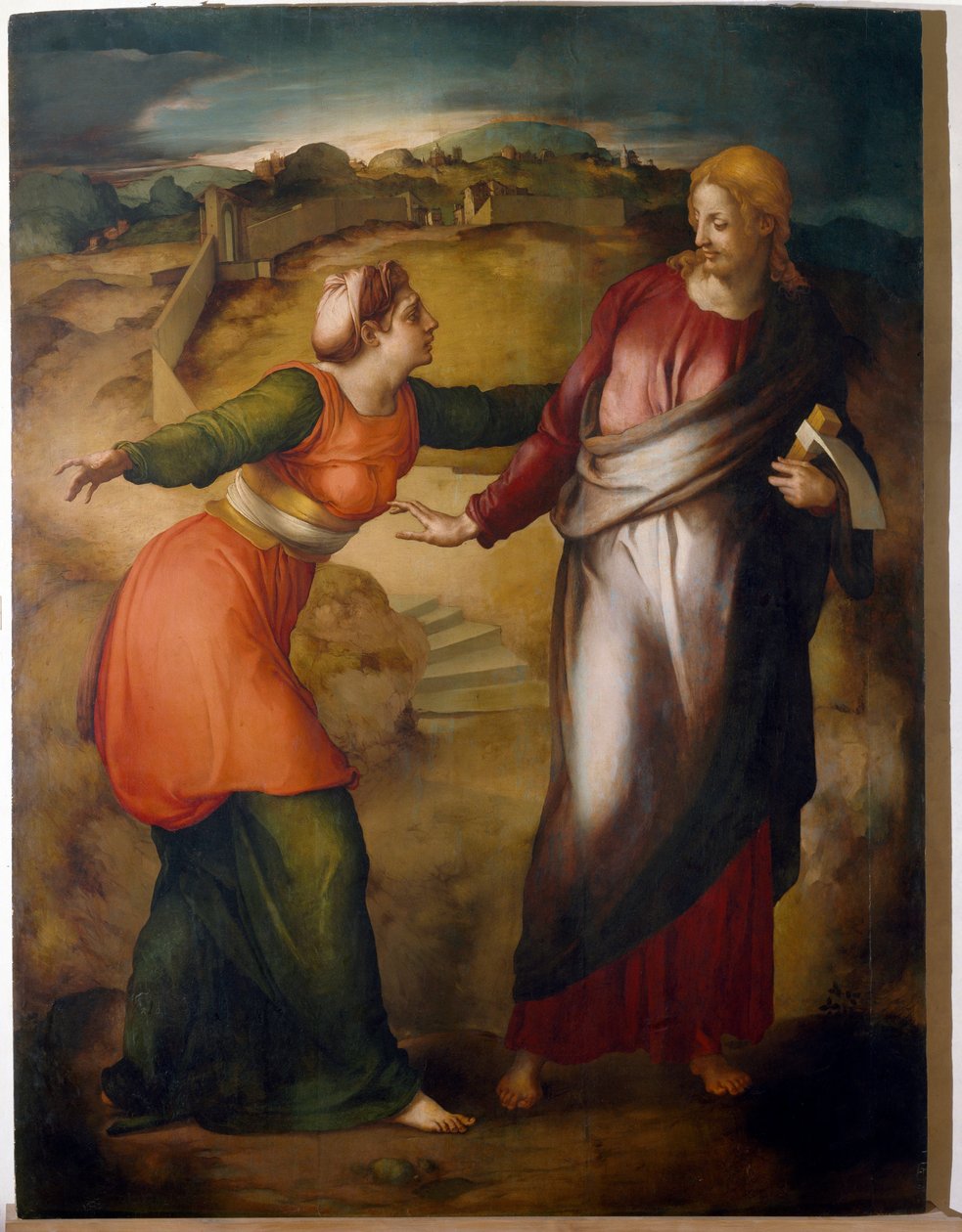 Noli me tangere (circa 1530) door Jacopo Pontormo