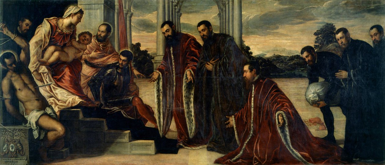 Madonna dei camerlenghi door Jacopo Robusti Tintoretto