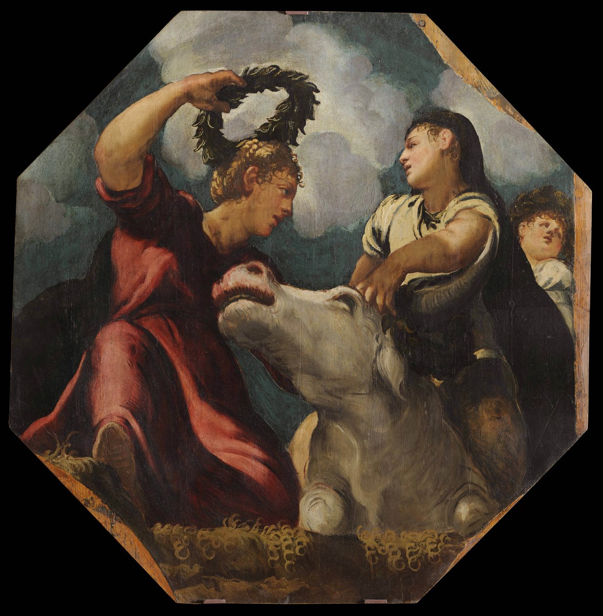 De verkrachting van Europa, 1541-1542 door Jacopo Robusti Tintoretto
