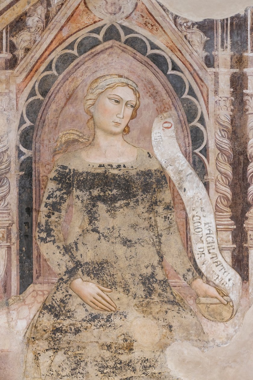Allegorie van de Retorica (fresco) door Jacopo di Cione