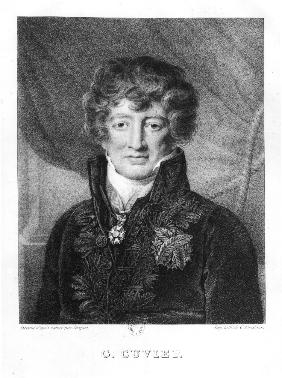 Portret van Georges Cuvier (1769-1832) door Jacques