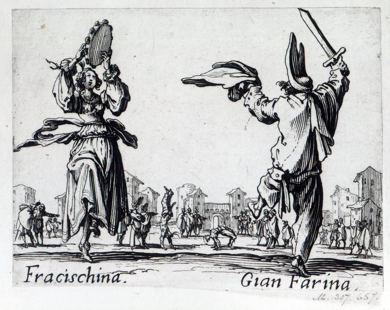 Balli de Sfessania door Jacques Callot