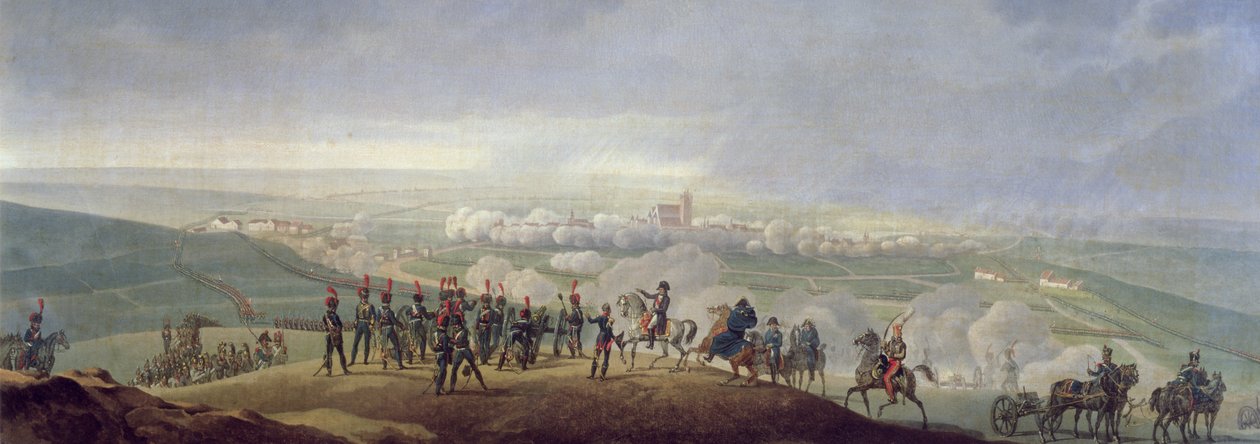 De Slag bij Austerlitz, 2 december 1805 door Jacques Francois Joseph Swebach