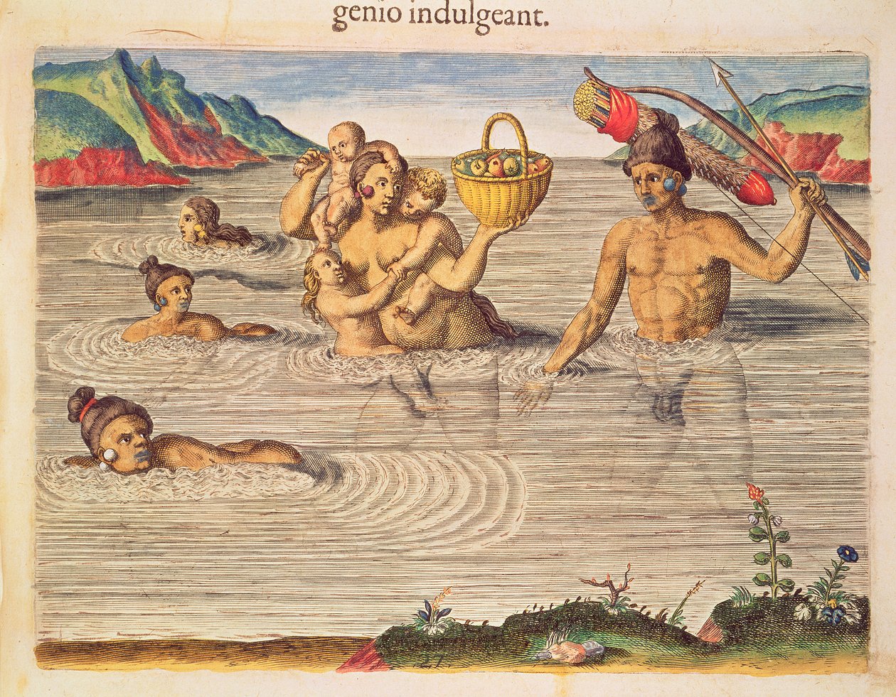 Een Familie Steekt een Rivier Over, uit 