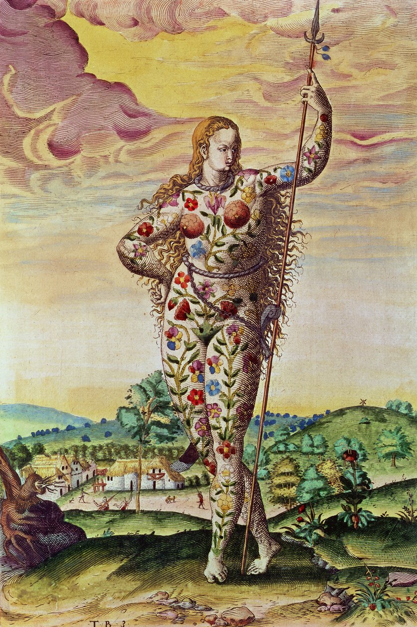 Een Jonge Pictische Vrouw, uit 