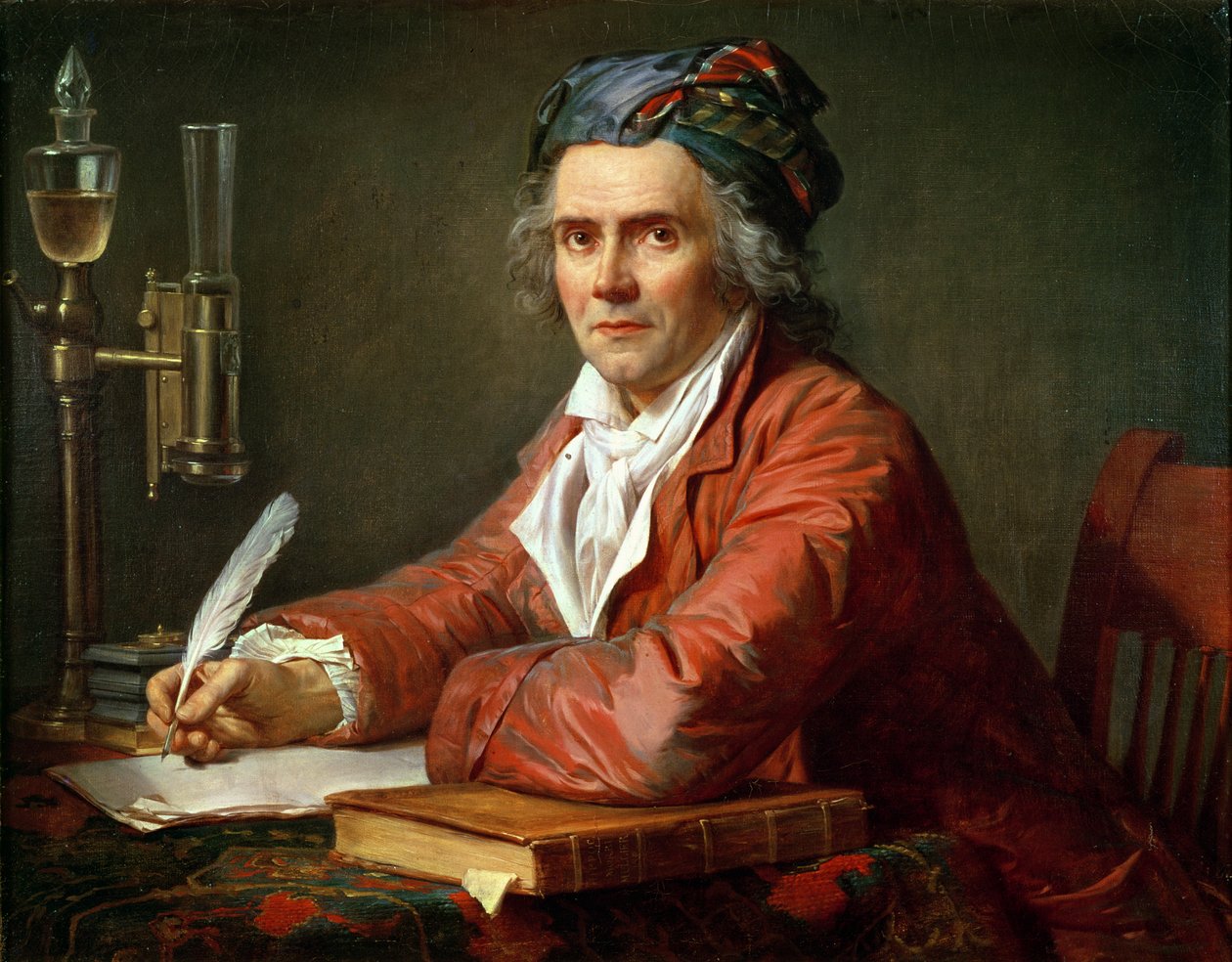 Portret van Alphonse Leroy door Jacques Louis David