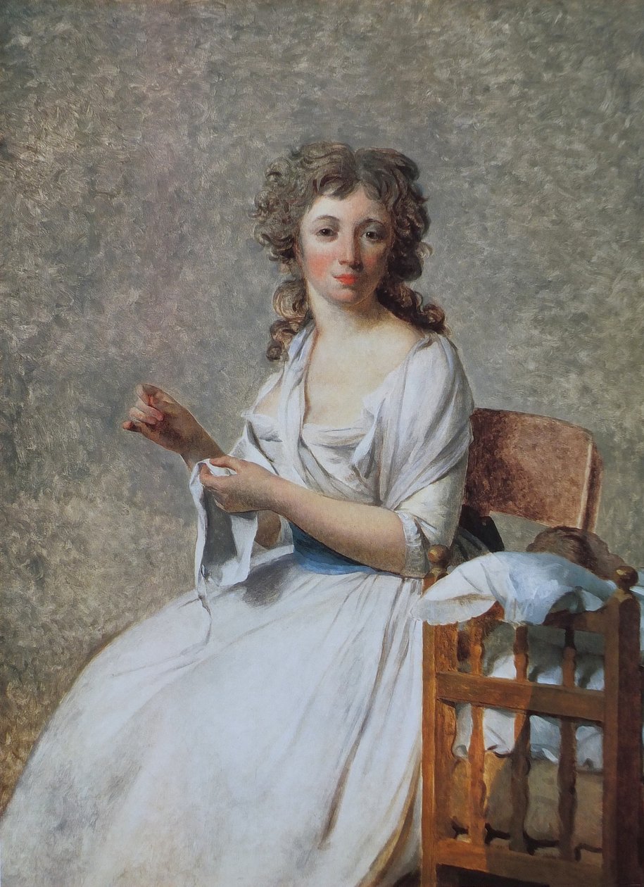 Portret van Madame Adélaide Pastoret door Jacques Louis David