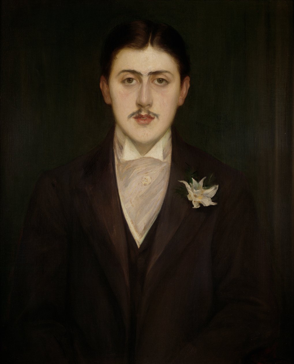 Portret van Marcel Proust (1871-1922) 1892 door Jacques Emile Blanche
