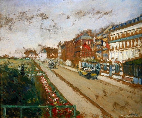 Dieppe, ca. 1920 door Jacques Emile Blanche