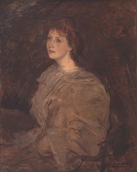 Portret van Mabel Beardsley door Jacques Emile Blanche