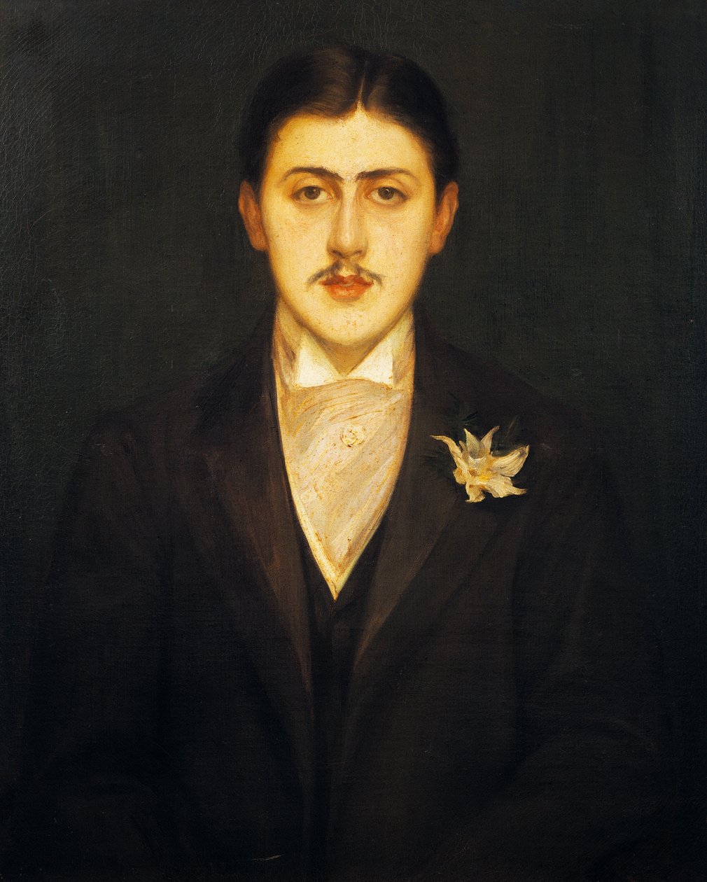 Portret van Marcel Proust door Jacques Emile Blanche
