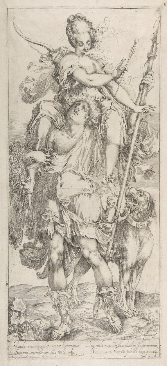 Diana en Orion door Jacques Bellange
