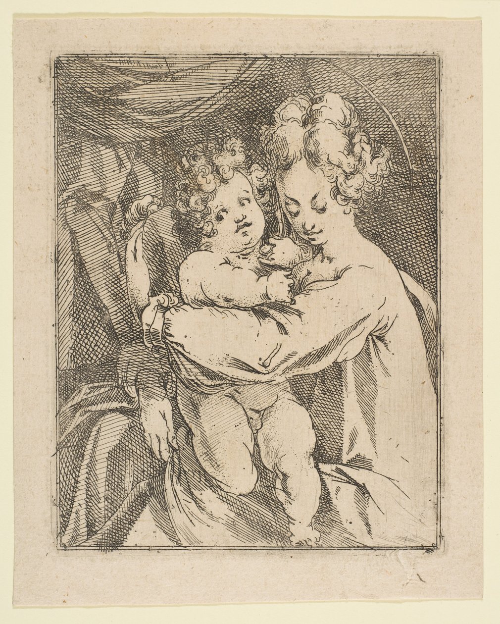 Madonna en Kind door Jacques Bellange