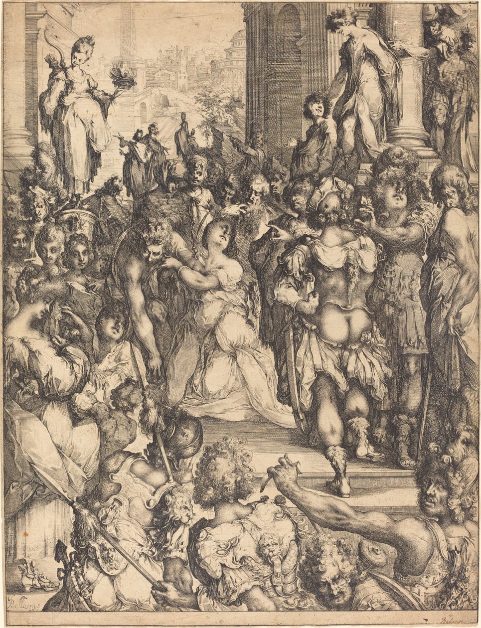 Martelaarschap van Sint Lucia door Jacques Bellange