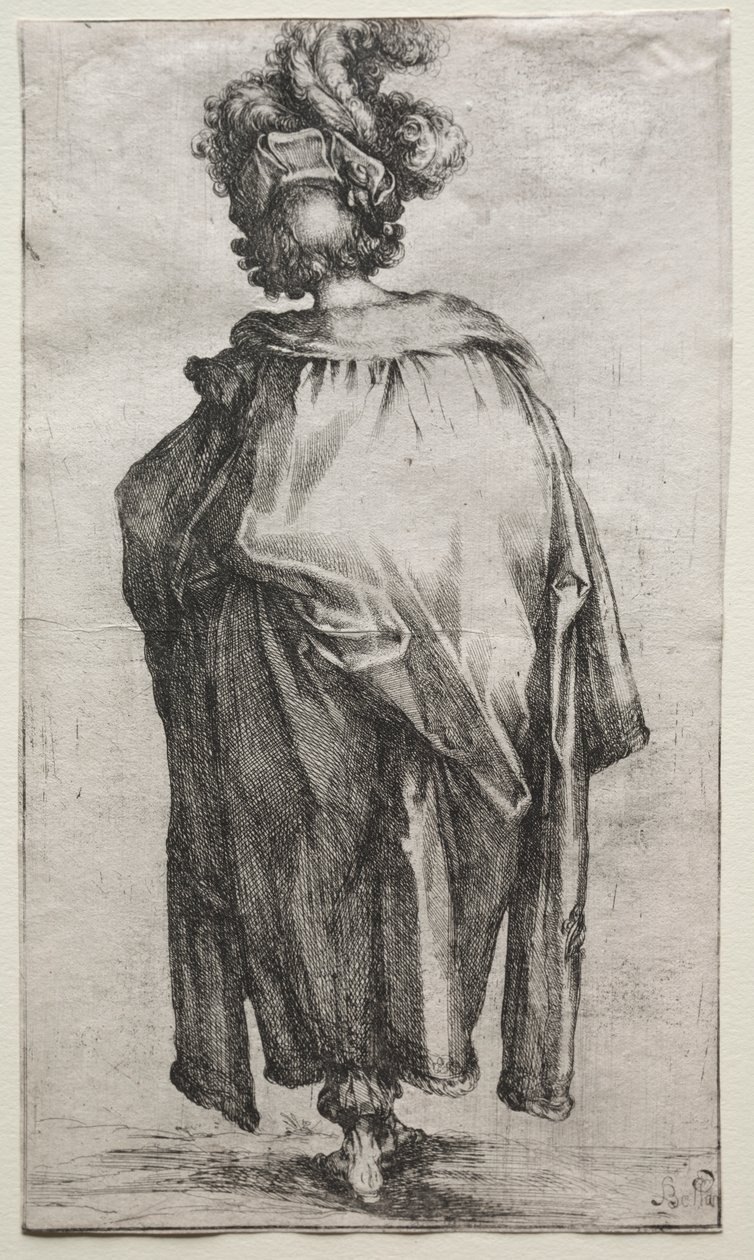 De drie wijzen: Melchior door Jacques Bellange