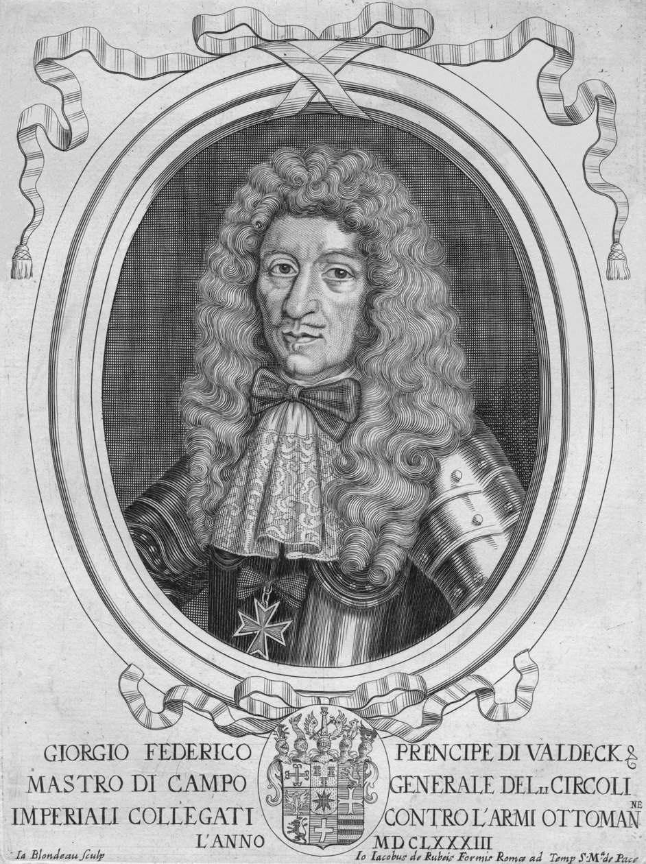 Prins Georg Friedrich van Waldeck, 1690s door Jacques Blondeau