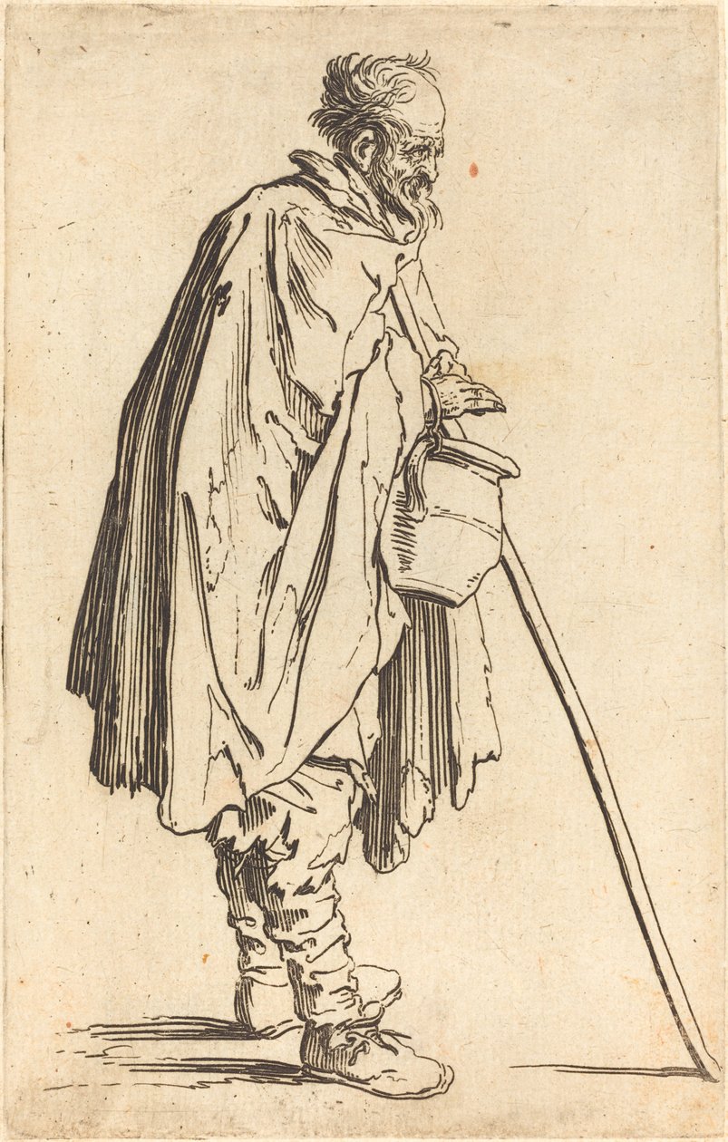 Bedelaar met Pot, c. 1622 door Jacques Callot