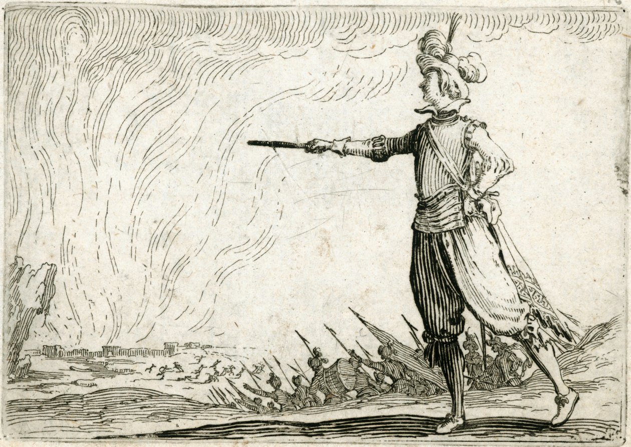 Caprices van verschillende figuren door Jacques Callot