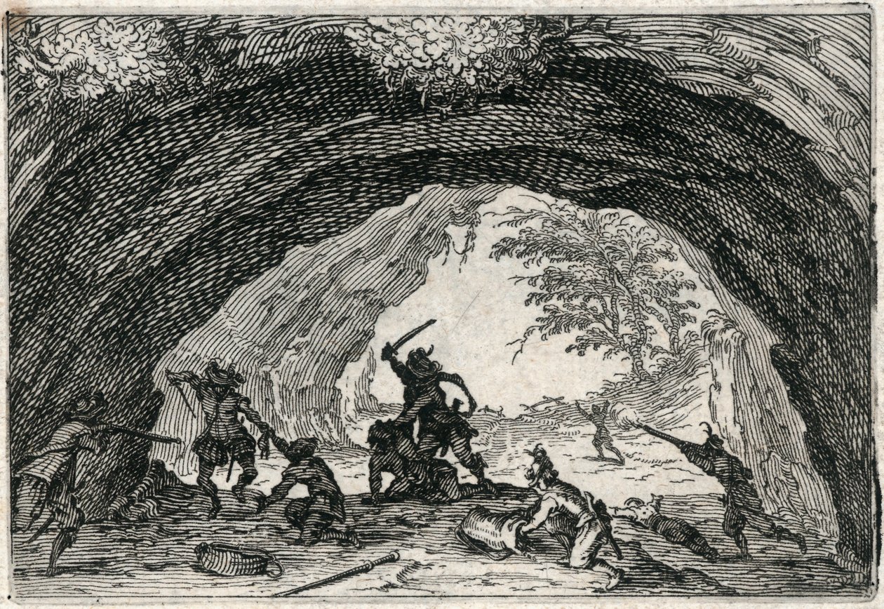 Caprices van verschillende figuren door Jacques Callot