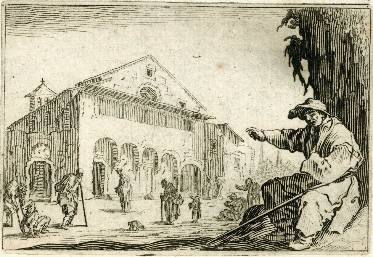 Caprices van verschillende figuren door Jacques Callot