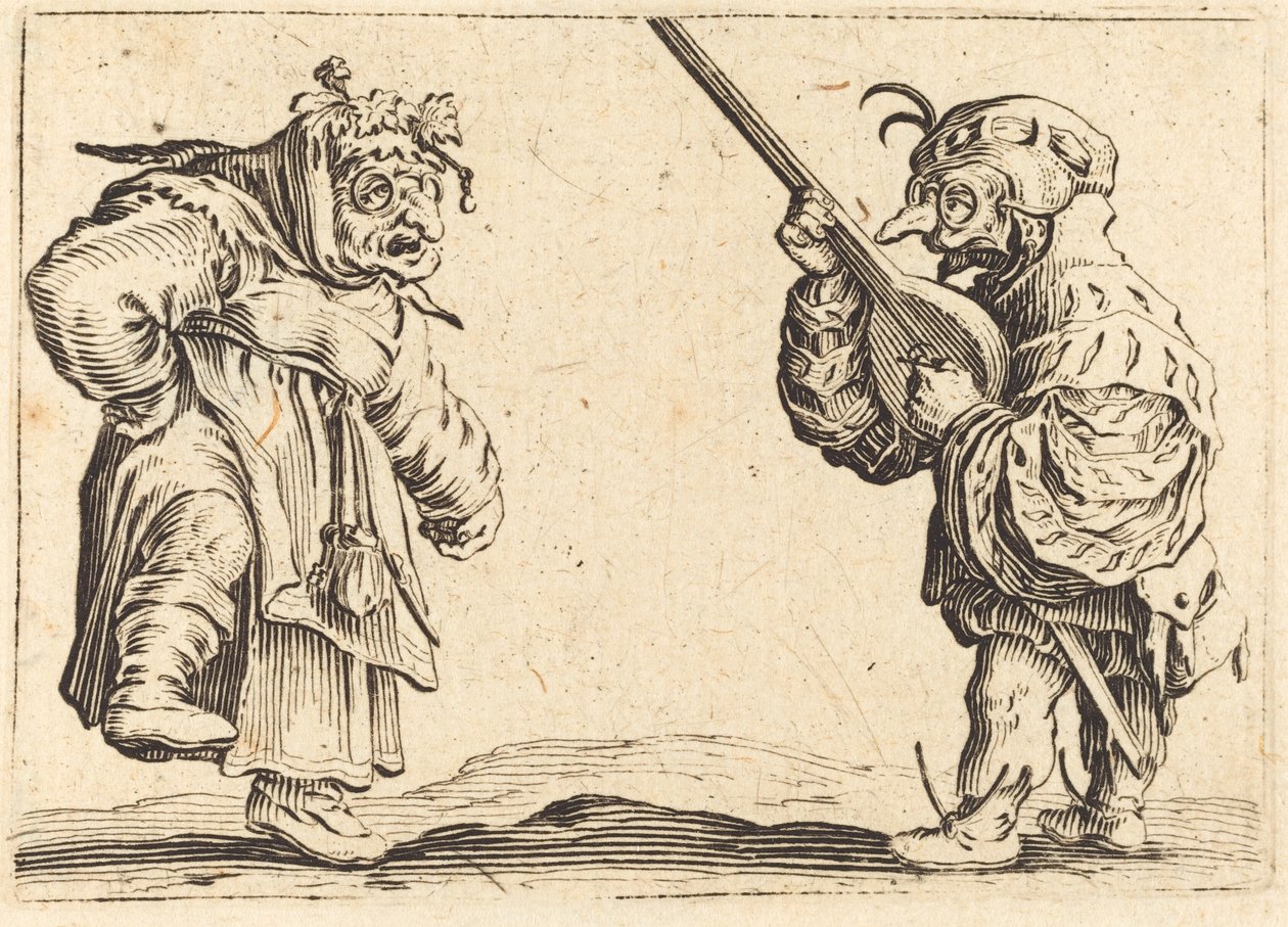 Dansers met Luit door Jacques Callot